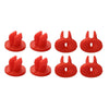 Ford 30 x Red Underbody Shield Nuts