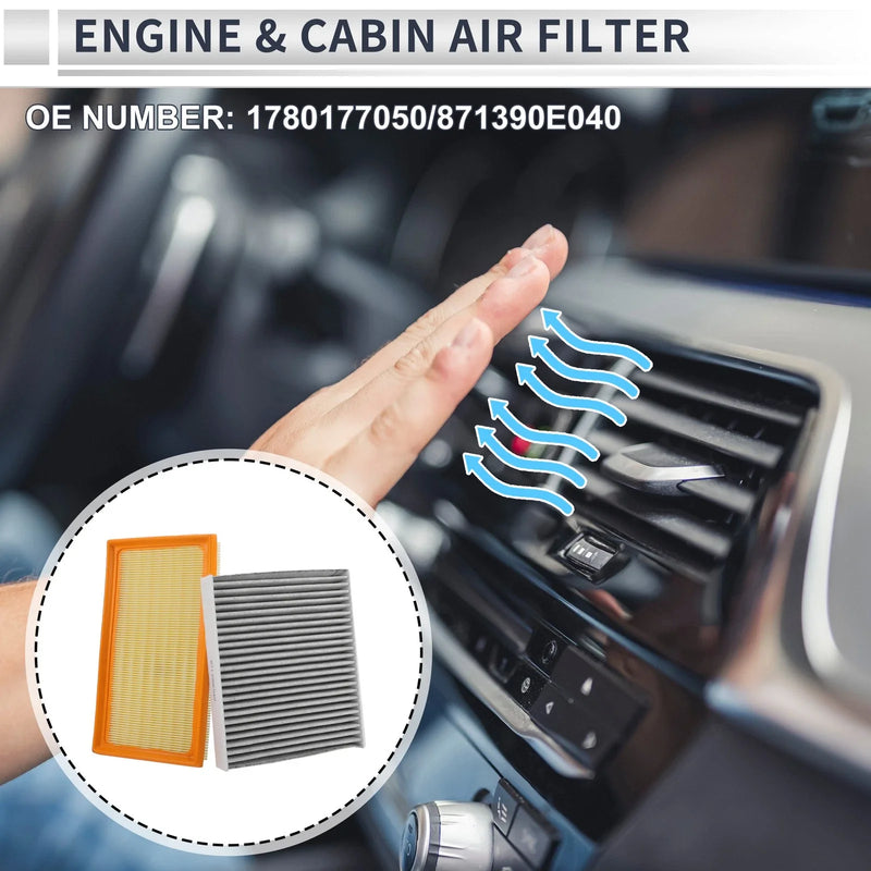 Toyota Camry 2.5 Engine Cabin Air Filter Combo (2018–2024)