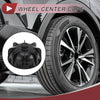 Mercedes Benz W205 (2015-2019) Black Plastic Car Wheel Center Caps 2 x