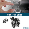 Ford Mazda 30 x Black Interior Retainer Fastener Clips