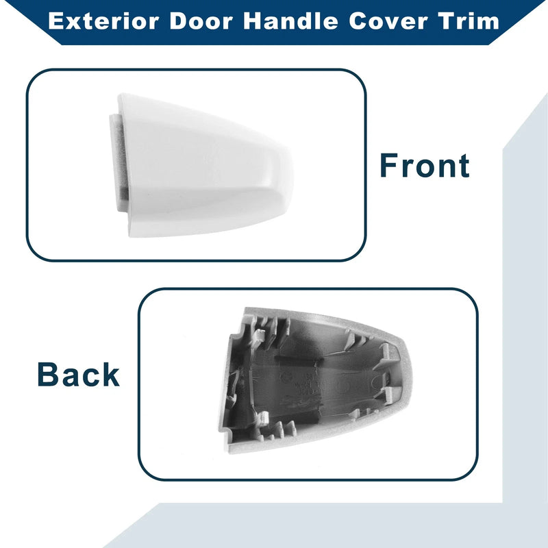 BMW X1 X5 X6 (2014-2019) White ABS Exterior Door Handle Cover Trim