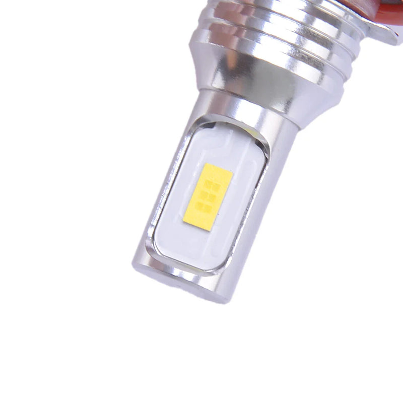Car 12V H11 Yellow LED Headlight Bulbs (6500K, 660000LM)