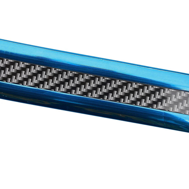 Car Carbon Fiber Texture Door Sill Scuff Cover Protector