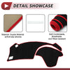 Honda S660 2015-2023 Sun Protector Black Red Dashboard Cover Mat
