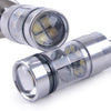 Car 8500K 100W LED White Projector Fog Driving DRL Light Bulbs