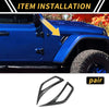 Jeep Wrangler JL JLU Fender Side Air Vent Covers (2018-2023)