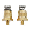 2 x M8 battery Pole Adapter Car Battery Terminals with Stainless Screws