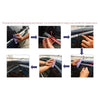 MINI Cooper R58 (2012-2015) Chrome Black Window Strip Moulding Trim