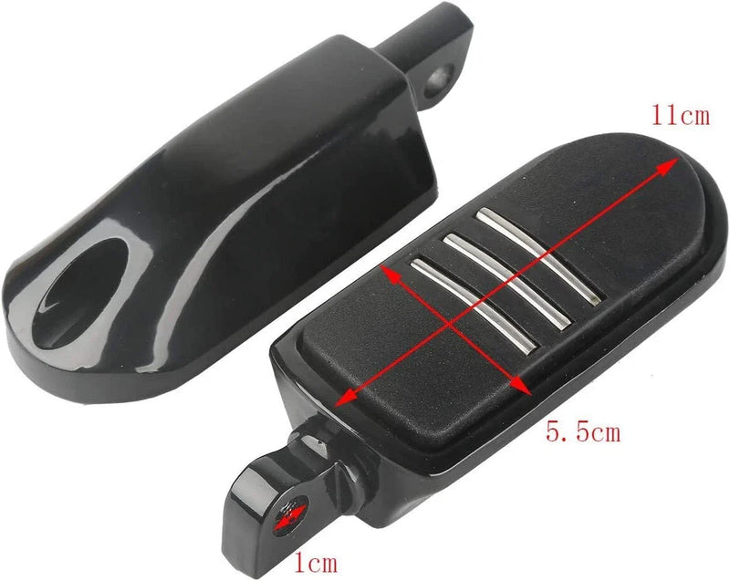 Harley Davidson Black Streamliner Style Footpegs