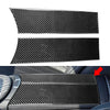 Benz C E GLC Class Carbon Black Console Armrest Storage Box Cover (2015-2023)