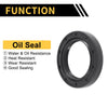 Oil Seal 28x42x7mm NBR Rubber Black 5 Pcs