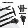 Dodge Avenger Front Windshield Washer Nozzle Kit, 300CM Hose