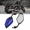 Motorcycle Scooter Pair / 2 x / Adjustable Polygon Rear Side View Mirror