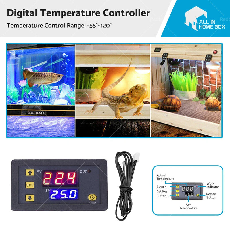 Car 12V Digital Temperature Controller Thermostat