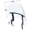 Harley Road King FLHR Clear Windscreen Windshield (1994-2025)