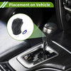 Toyota Tacoma Set Car Gear Shift Knob Cover Pebbled Black Blue (2016–2022)