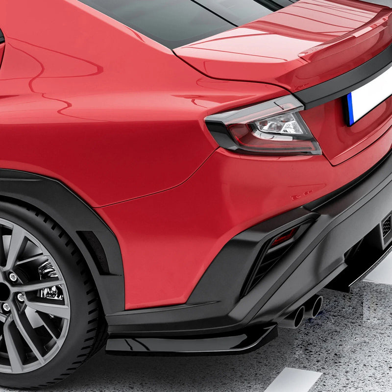 Subaru WRX STI Gloss Black Rear Bumper Spoiler Cover (2022-2025)