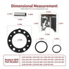 Honda CR250R Piston Rings Gasket Kit 66.4mm Top End (1997–2001)
