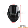 Ducati Diavel V4 Black Headlight Fairing Windshield (2023-2025)