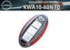 Nissan Nismo Intelligent Key Case Holder Full Cover Red Chrome