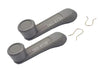 Isuzu Rodeo / Trooper Window Crank Handle 2 x OEM Gray (1988-1995)