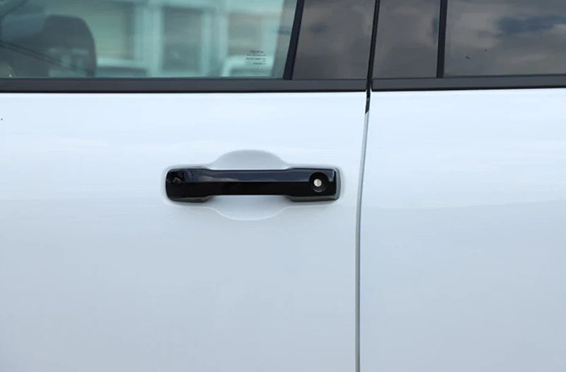 Toyota Tundra Glossy Black Half Pack Door Handle Lid Cover Trim (2022-2023)
