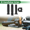 7/8" 22mm Motorcycle Hand Grips Cover Kit Handlebar Polka Dot Pattern