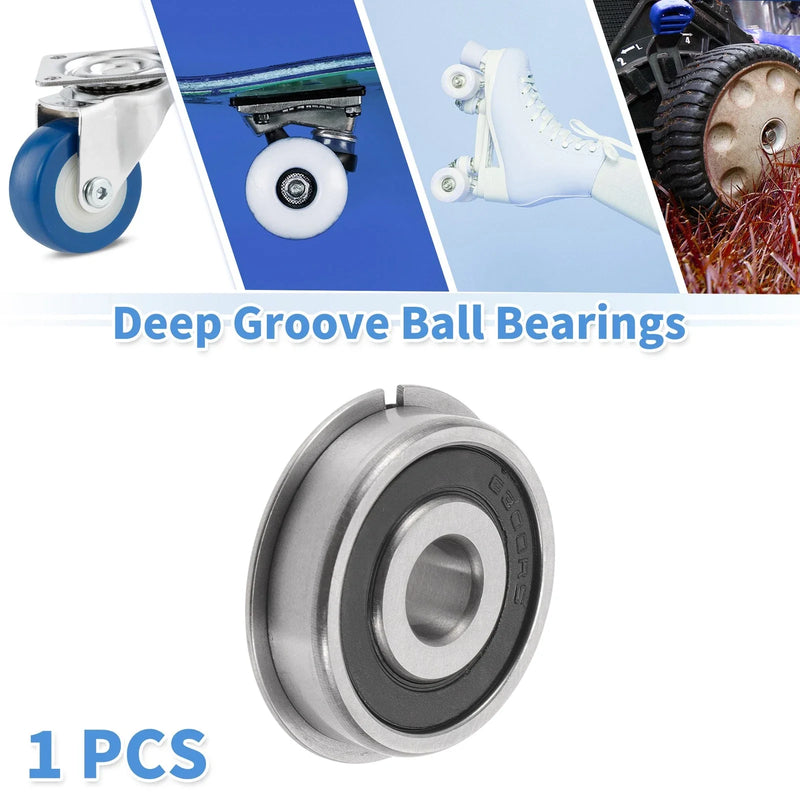 Scooter Skateboard Wheel Deep Groove Ball Bearing 10x35x11mm 1 Pc