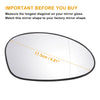BMW 1 Series Right Side Mirror Glass w/ Back Heated (2004 - 2009)