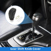 Toyota Camry 2018-2023 Black Beige Faux Leather Gear Shift Knob Cover