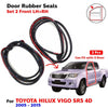 Doo Rubber Seal Front LH+RH Fits Toyota Hilux Vigo 4Doors/ Fortuner SUV 2005-15