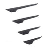 Car 8pcs Car Edge Protector Strip Bumper Axe Shape Anti-Scratch Cover