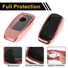 Mercedes Benz E Class (2017) - 3 Buttons Rose Gold TPU Car Key Case
