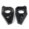 Yamaha YZF R1 FZ8 FZ1 TMAX 530 Black Axle Spindle Chain Adjuster Blocks