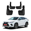 Lexus RX350 RX450h 2x Front+Rear Mud Flaps Splash Guard Fenders (2020–2022)