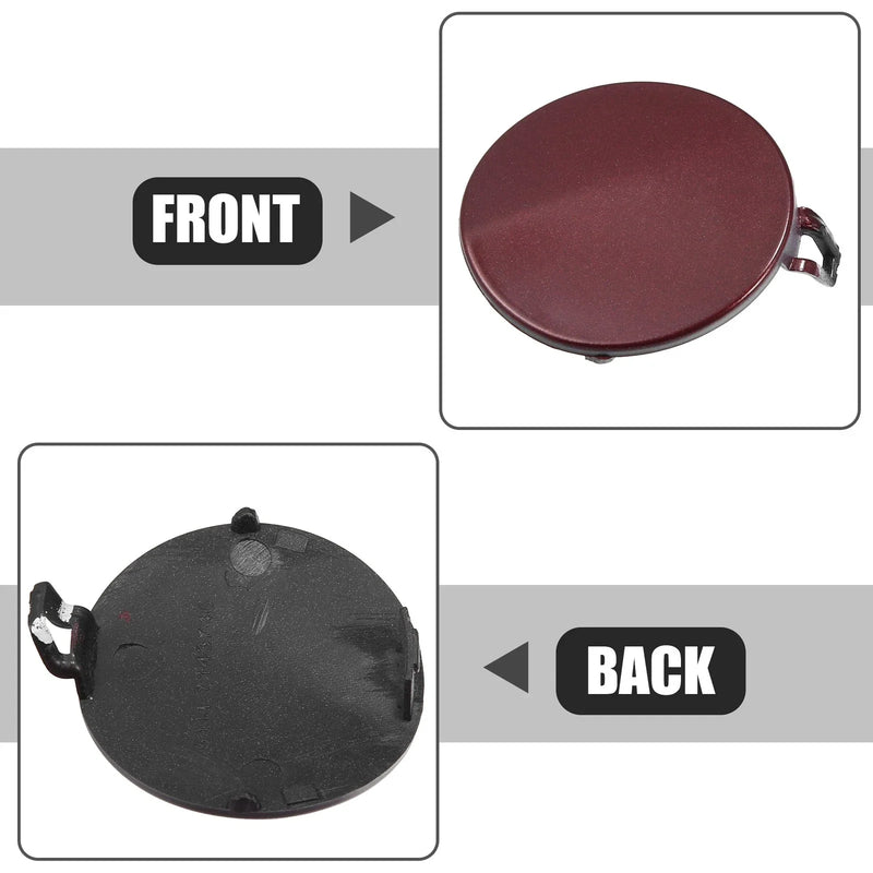 BMW 3 Series Dark Red Tow Hook Cover