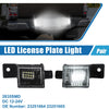Chevy Pair Car White LED License Plate Light 2835SMD