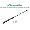 All Models 11" Car Radio Universal Flexible Anti Noise Beesting Antenna