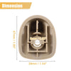 Dodge Chrysler Beige Sun Visor Clip Retainer