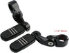 Harley 1-1/4" Motorcycle Short Angled Highway Engine Guard Foot Pegs
