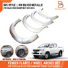 Toyota Hilux Ute Vigo Champ Silver Fender Flare Wheel Arch (2011-2015)