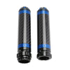 Cub 7/8" Motorcycle Handlebar Grips Carbon Blue (2022)