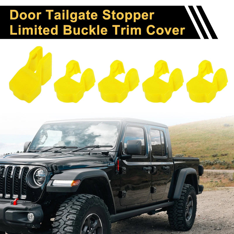 Jeep Wrangler JL JLU (2018-2024) - Yellow Door Limiting Cover Trim