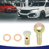 Motorcycle Car 2 x 10mm Hose Barb Bolt Fittings Bolt Washer Kit