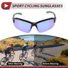 Motorcycle Riding Goggles Green Lens Black Green Frame Tri-acetel Cellulose PC