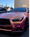 Infiniti Q50 Q50S Sport 2 x RGB Smoked LED Fog Lights (2014–2020)