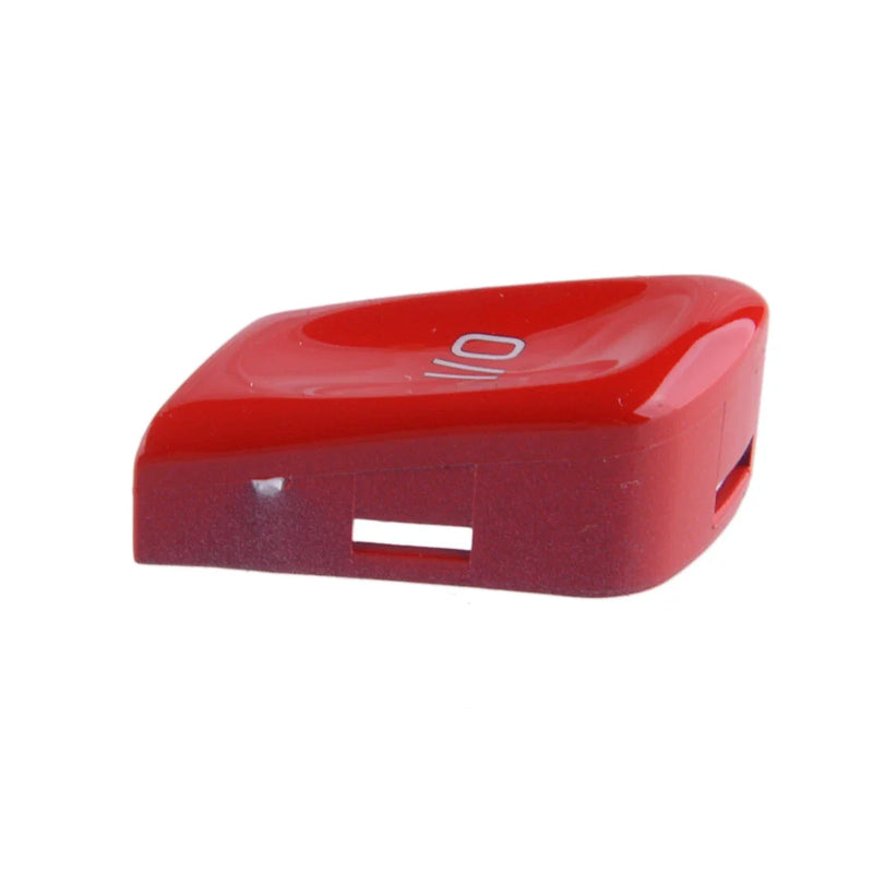 BMW 3 Series E46 M3 Red Steering Wheel I/O VO Button Cover (1998-2004)