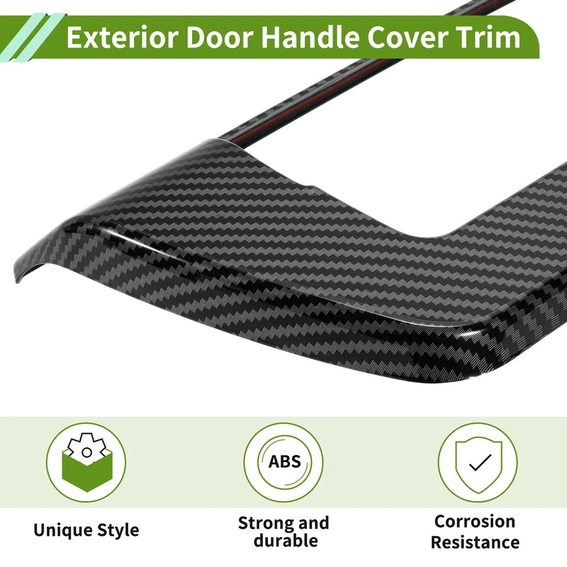 Ford F150 Black ABS 2 x Covers Exterior Trim Tailgate (2015-2020)