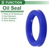 Oil Seal Seal Ring Rotary Shaft Seal TPU 48x63x10mm High Pressure Blue 5 Pcs