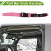 Jeep Wrangler JL (2018-2024) - Pink Roll Bar Grab Handles